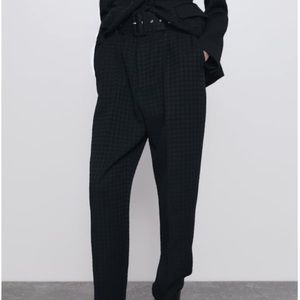 ZARA BELTED PANTS